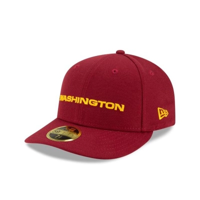 Washington Football Team Gorra | New Era NFL Basic Wordmark Low Profile 59fifty Fitted Cap Mexico - Amarillos